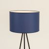 Lampadaire Tissu Bleu E27 1 Nevia