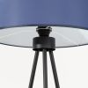 Lampadaire Tissu Bleu E27 1 Nevia
