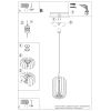 Suspensions Feutre Beige E27 1 Mula