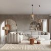 Lampadaire Feutre Beige E27 1 Mula
