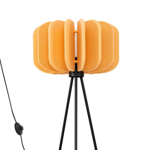 Lampadaire Feutre Jaune E27 1 Mula