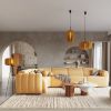 Lampadaire Feutre Jaune E27 1 Mula