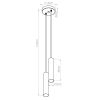 Suspensions Acier Blanc GU10 2 Lagos