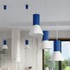 Suspensions Acier Blanc E14 1 Estria