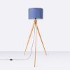 Lampadaire Tissu Bleu E27 1 Natt