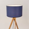 Lampadaire Tissu Bleu E27 1 Natt