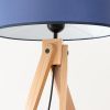 Lampadaire Tissu Bleu E27 1 Natt