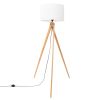 Lampadaire Tissu Blanc E27 1 Natt