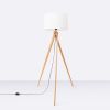 Lampadaire Tissu Blanc E27 1 Natt