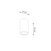 Plafonniers Acier Vert Olive GU10 1 LAGOS