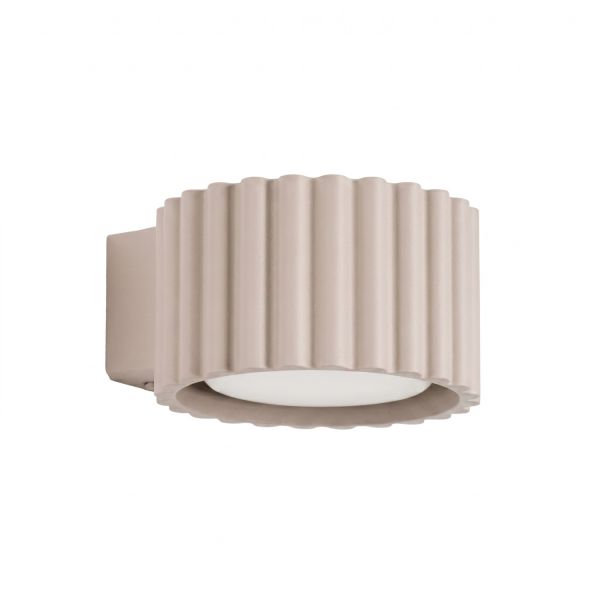 Appliques murales Aluminium Taupe Gx53 1 AURA