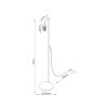 Lampadaire Aluminium Doré GU10 1 KARBON