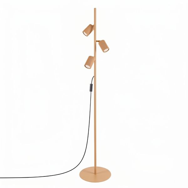 Lampadaire Aluminium Doré GU10 3 KARBON