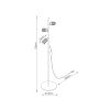 Lampadaire Aluminium Doré GU10 3 KARBON