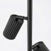 Lampadaire Aluminium Noir GU10 3 KARBON