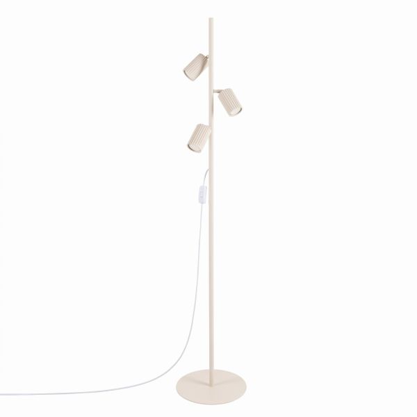 Lampadaire Aluminium Beige GU10 3 KARBON