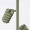 Lampadaire Aluminium Vert Olive GU10 3 KARBON