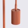 Lampadaire Aluminium Ocre Rouge GU10 1 KARBON