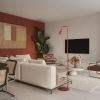 Lampadaire Aluminium Ocre Rouge GU10 1 KARBON