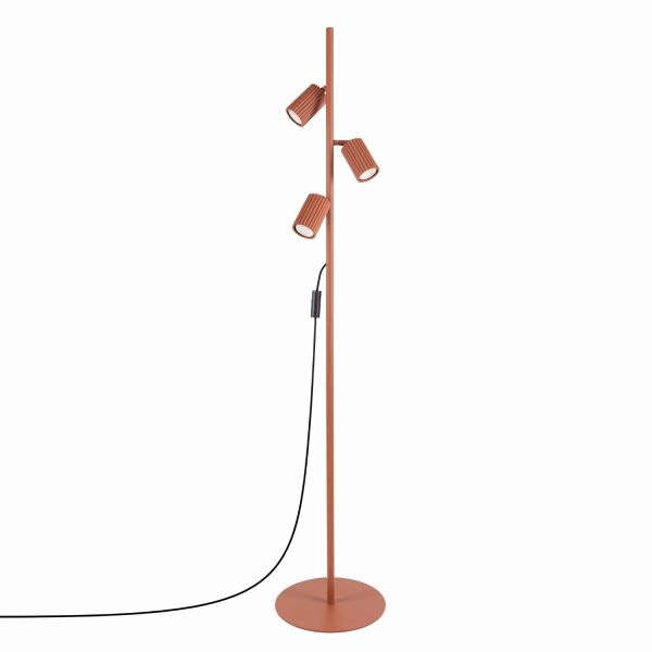 Lampadaire Aluminium Ocre Rouge GU10 3 KARBON