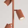 Lampadaire Aluminium Ocre Rouge GU10 3 KARBON