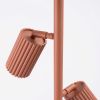 Lampadaire Aluminium Ocre Rouge GU10 3 KARBON