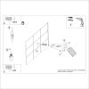 Appliques murales Aluminium Rouge GU10 1 KARBON