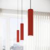 Suspensions Aluminium Rouge GU10 1 KARBON