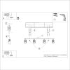 Plafonniers Aluminium Outremer GU10 4 KARBON