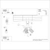 Plafonniers Aluminium Outremer GU10 3 KARBON