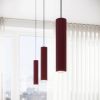 Suspensions Aluminium Bordeaux GU10 1 KARBON