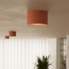 Plafonniers Aluminium Ocre Rouge Gx53 1 MODO