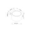 Appliques murales Aluminium Jaune Gx53 1 MODO