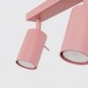 Plafonniers Acier Rose GU10 6 RING