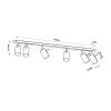 Plafonniers Acier Rose GU10 6 RING