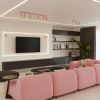 Plafonniers Acier Rose GU10 6 RING
