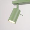 Plafonniers Acier Sauge GU10 3 RING
