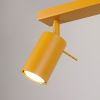 Plafonniers Acier Jaune GU10 3 RING
