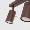 Plafonniers Acier Marron GU10 2 RING
