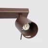 Plafonniers Acier Marron GU10 6 RING