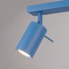 Plafonniers Acier Bleu GU10 2 RING