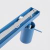 Plafonniers Acier Bleu GU10 3 RING