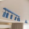 Plafonniers Acier Bleu GU10 3 RING