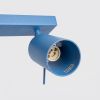 Plafonniers Acier Bleu GU10 4 RING