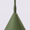 Lampadaire Acier Vert Olive E14 1 NOX