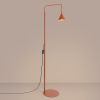 Lampadaire Acier Ocre Rouge E14 1 NOX