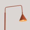 Lampadaire Acier Ocre Rouge E14 1 NOX