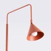 Lampadaire Acier Ocre Rouge E14 1 NOX