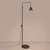 Lampadaire Acier Noir E14 1 NOX