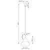 Suspensions Acier Vert Olive E27 1 NOX